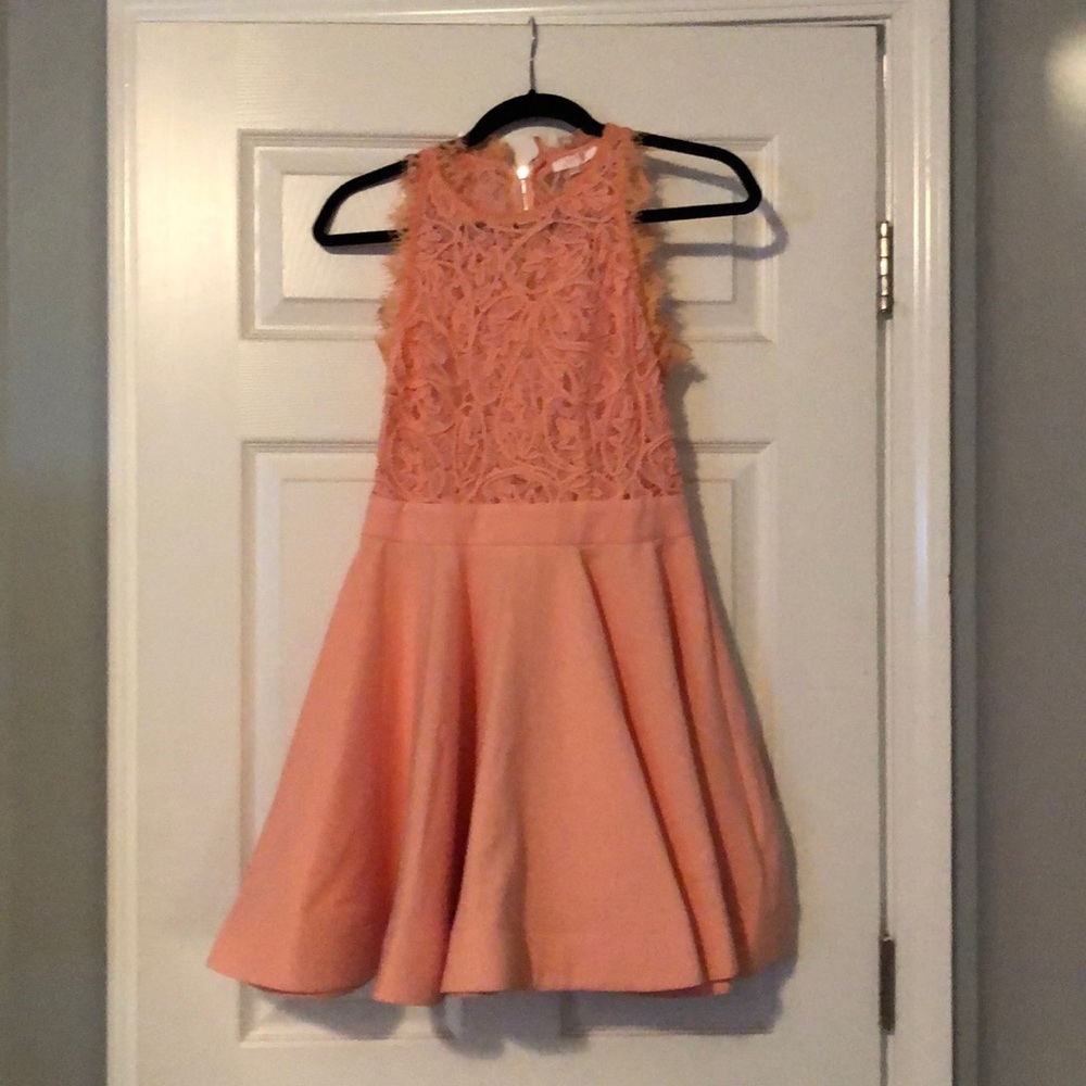 Cutie peach mini-dress!!